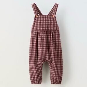 Zara | Checkered Overalls